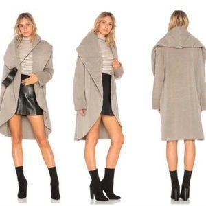 Young Fabulous & Broke beige Lanie coat, quilted duvet, S/M